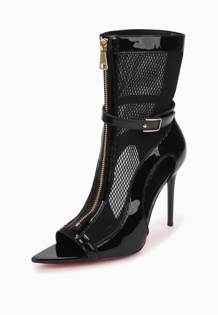 Ботильоны из натуральной кожи SBALO, цвет: Черный SHT92 купить онлайн