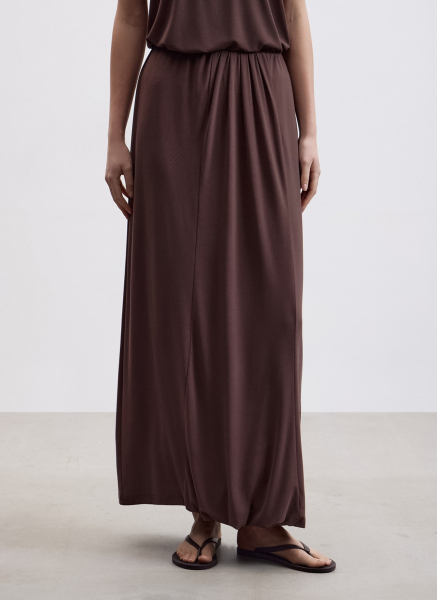 Юбка из трикотажа ALL WE NEED, цвет: коричневый, 2604W2716-19 купить онлайн