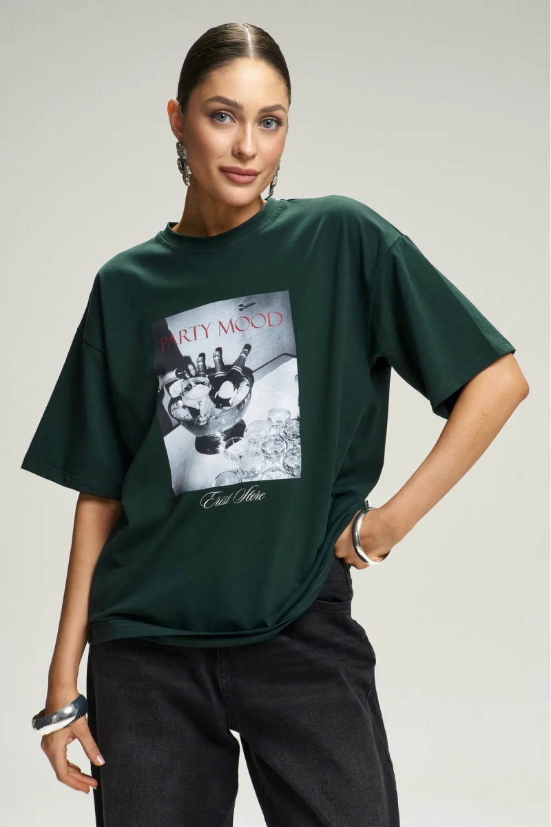 Футболка Party Mood Green