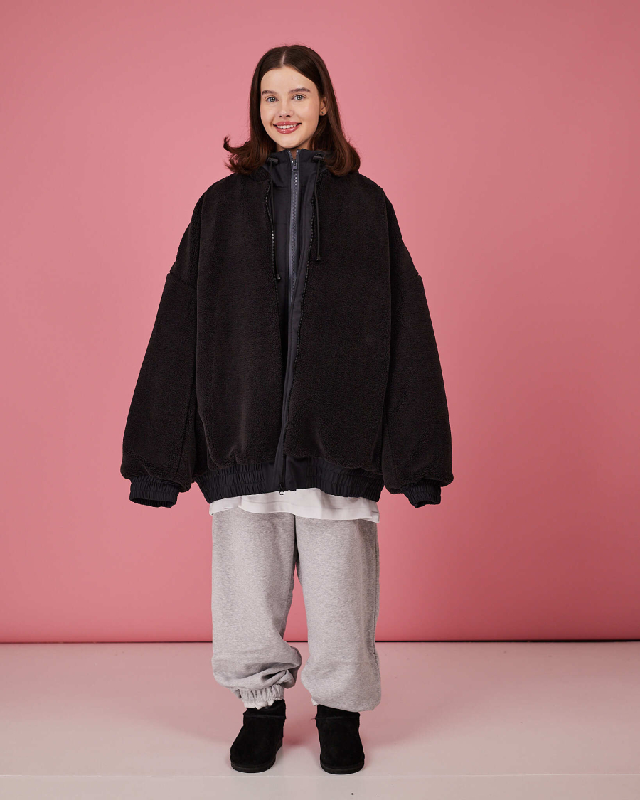 Бомбер с манишкой TABOO, цвет: темно-серый, BrManGrph купить онлайн