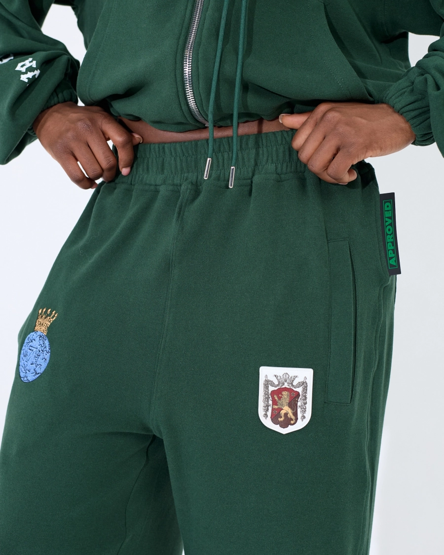 Костюм из мягкого хлопка с гербом ASIA ST 71, цвет: зеленый,  купить онлайн