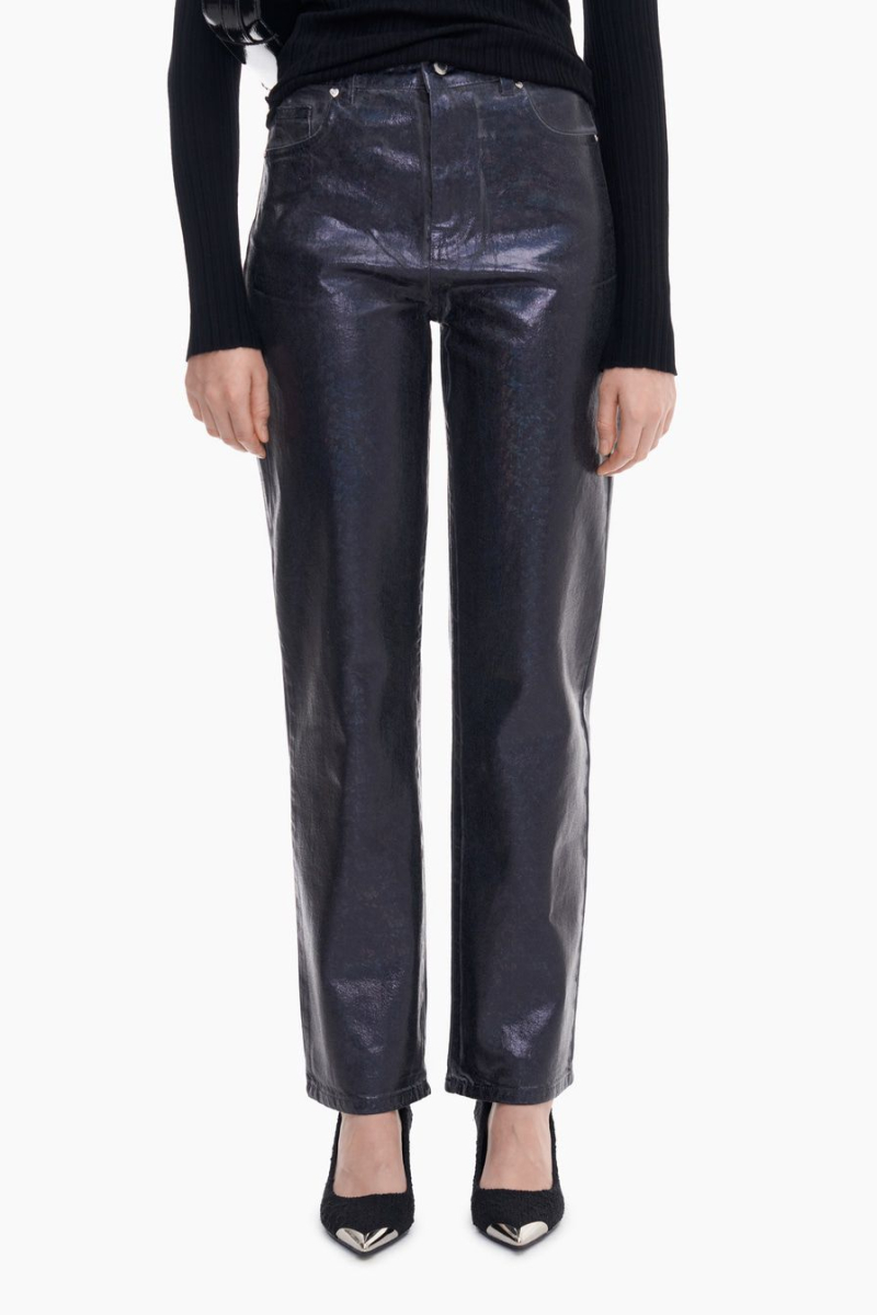 Джинсы с черным напылением голограммой TOPTOP, цвет: Черный, TTS.036.13992.900 купить онлайн