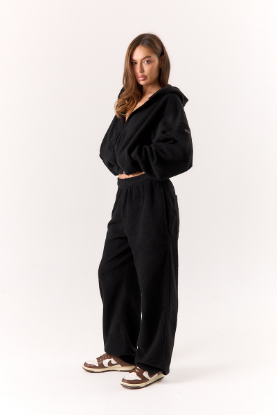 Худи zip curly ELASTIC, цвет: Черный,  со скидкой купить онлайн