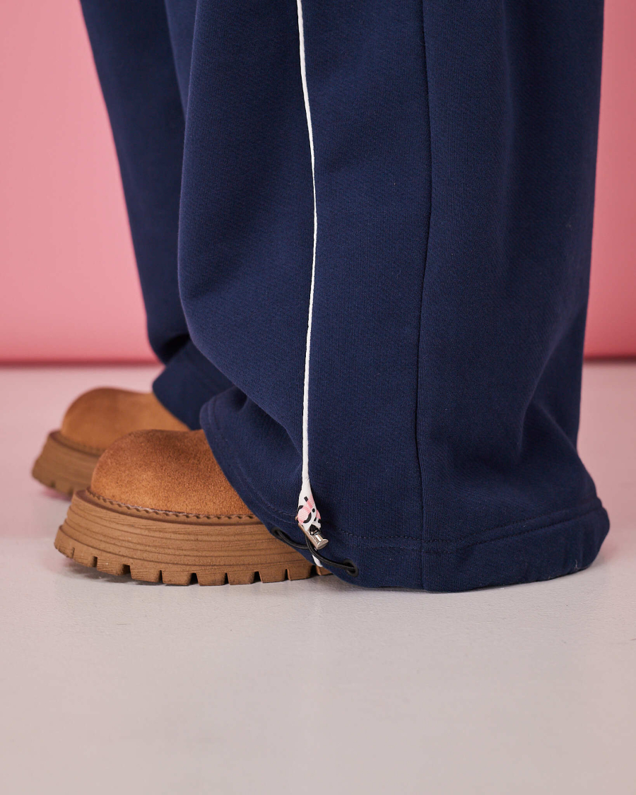 Джоггеры с кантом TABOO, цвет: синий, DgUBlue купить онлайн