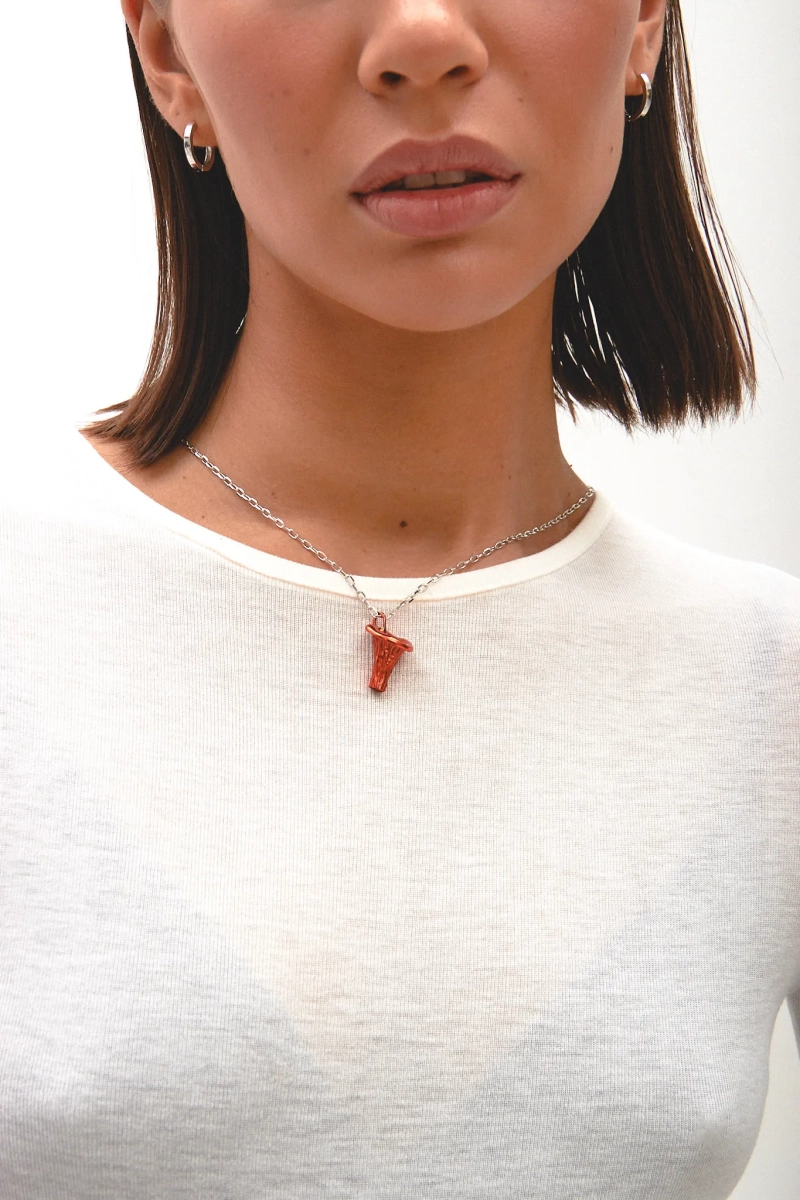 Серебряное колье «Лисичка» SBLESKOM, цвет: серебро, 51841 купить онлайн