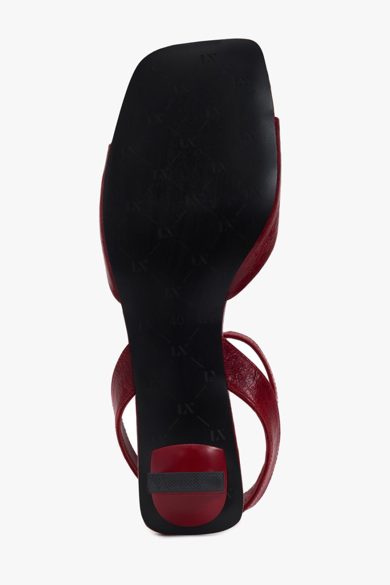 Босоножки из натуральной кожи Lera Nena, цвет: красный LN.205.19230.320 купить онлайн