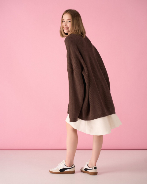 Свитер over TABOO, цвет: Кофейный, svkofover купить онлайн