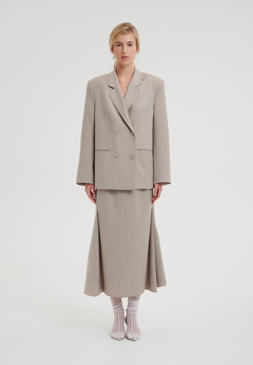 Двубортный жакет CHUBA, цвет: Тауп,  купить онлайн