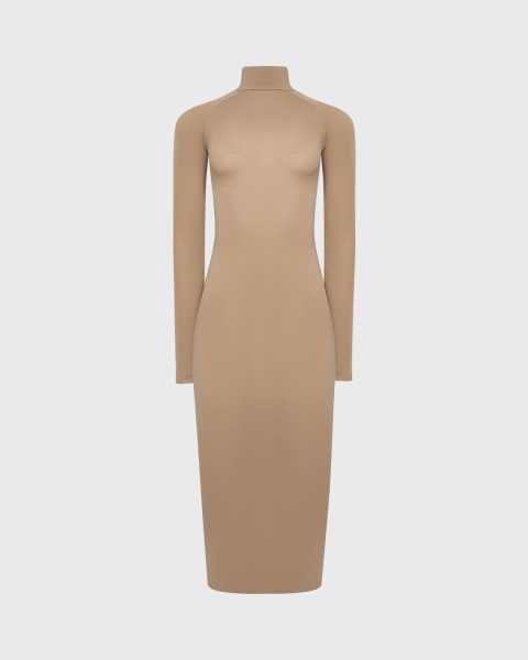 Платье-миди обтягивающее ASIA ST 71, цвет: бежевый, Ast71.skin-dress-beige купить онлайн