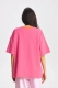 Футболка с контрастным воротом Bright Pink Erist store, цвет: розовый НФ-00002131 |новая коллекция купить онлайн