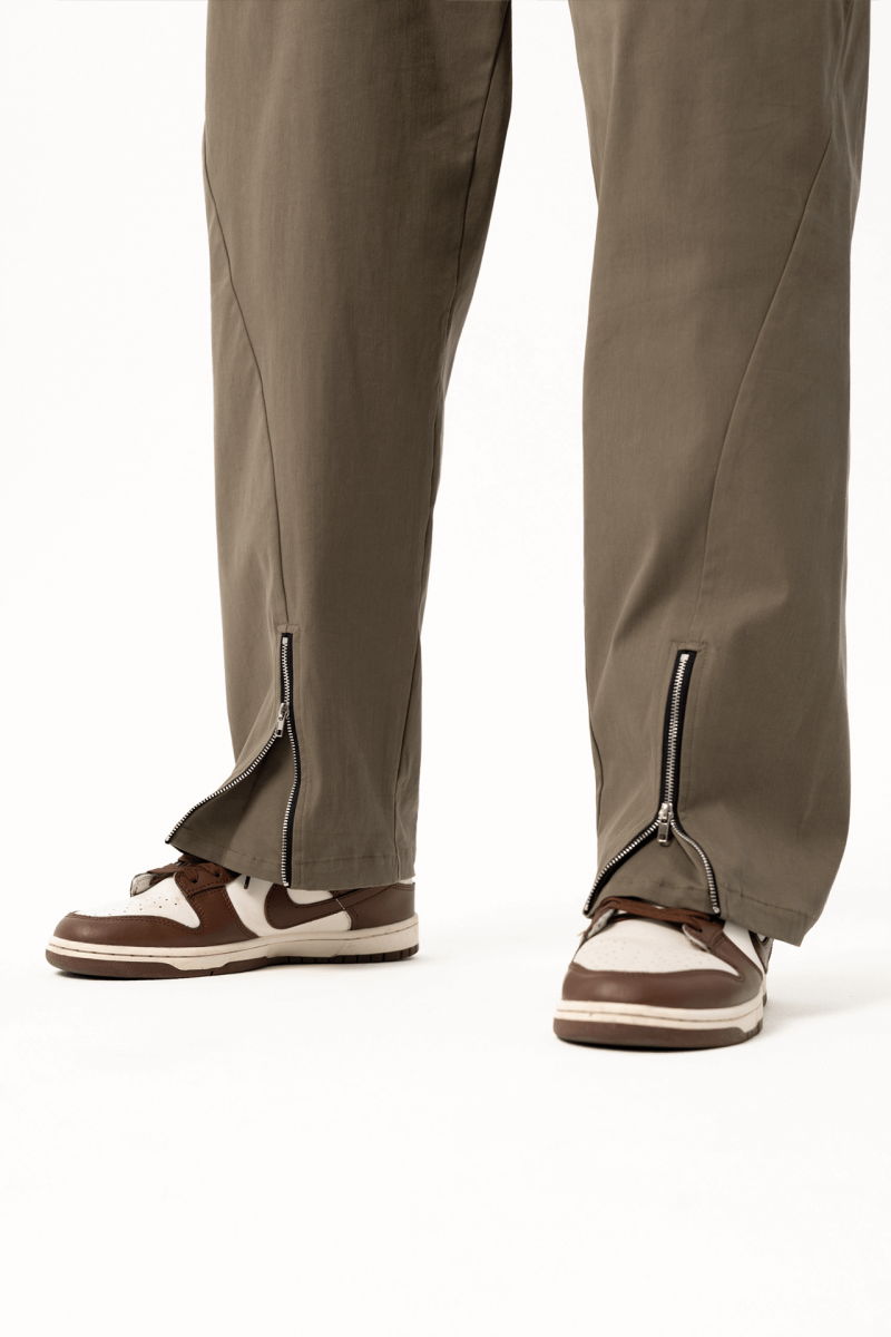 Штаны зип Haki "Zipper-pants" types, цвет: хаки,  купить онлайн