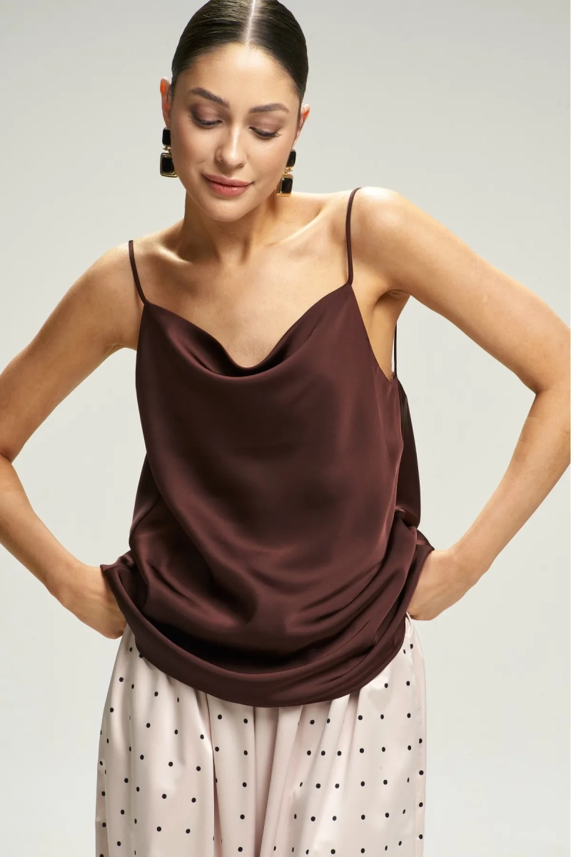 Топ на тонких бретелях Choco