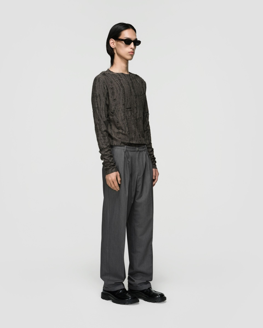 Брюки Classic Pants With Metal Accessory Berhasm, цвет: серый tro24-19-grey |новая коллекция купить онлайн