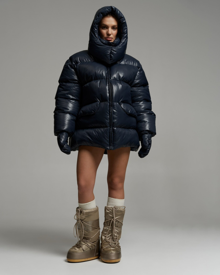 Пуховик PUFF BAIKAL ECLIPSE YONS, цвет: синий, YO-710 купить онлайн