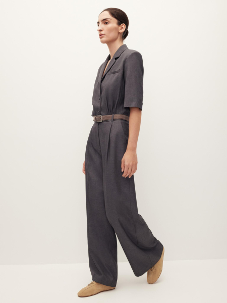 Комбинезон из костюмной ткани Chaika, цвет: темно-серый, AW25JS01-12 купить онлайн