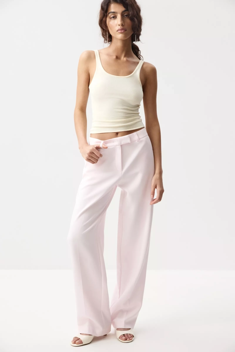 Брюки прямые Charmstore, цвет: нежно-розовый 101-557103-236 |трендовая новинка купить онлайн