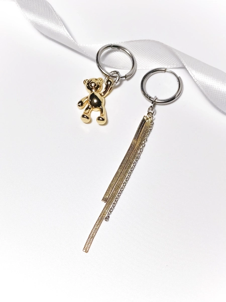 Серьги "Мишка" NIN • S • SR-11 купить онлайн