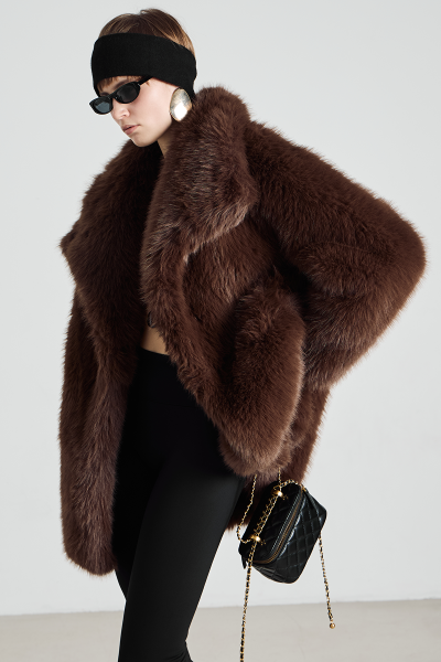 Шуба MIA AIM, цвет: шоколадный, MIA728 купить онлайн