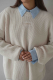 Джемпер KNIT ELASTIC, цвет: крем, 01506 купить онлайн