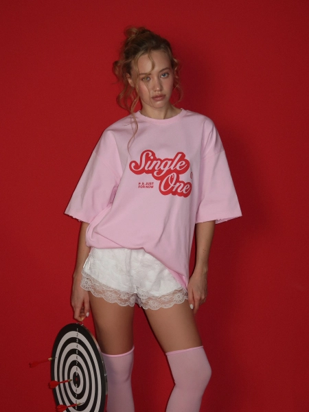 Футболка с принтом MIARTLAND, цвет: розовый НФ-00000853 | новая женская коллекция купить онлайн