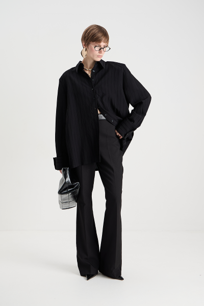 Блуза в полоску MIA AIM, цвет: Черный, MIA705 купить онлайн