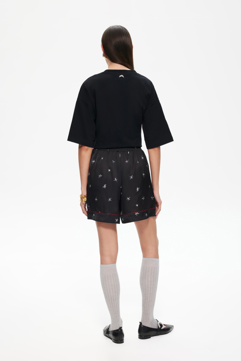 Шорты пижамные с принтом DREAMS BY ALENA AKHMADULLINA, цвет: Черный, 225102090204326/203000 купить онлайн