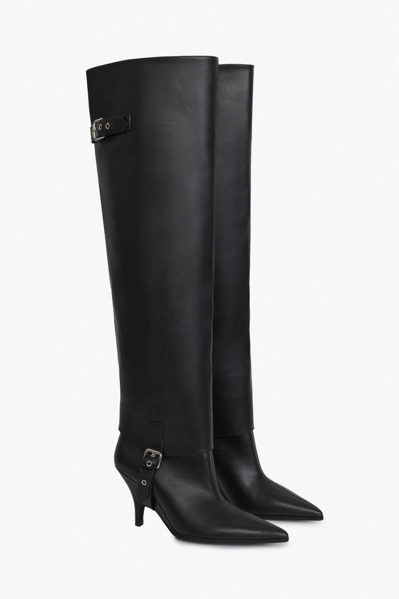 Ботфорты с отстегивающимся голенищем Lera Nena, цвет: Черный LNU.407.18097.900 купить онлайн