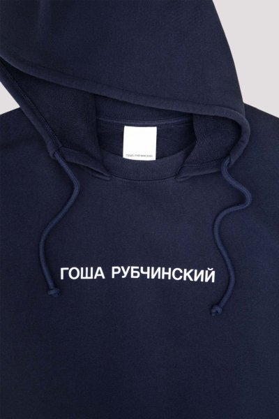 Худи круглый ворот ГОША РУБЧИНСКИЙ, цвет: синий, HD_0301_navy купить онлайн