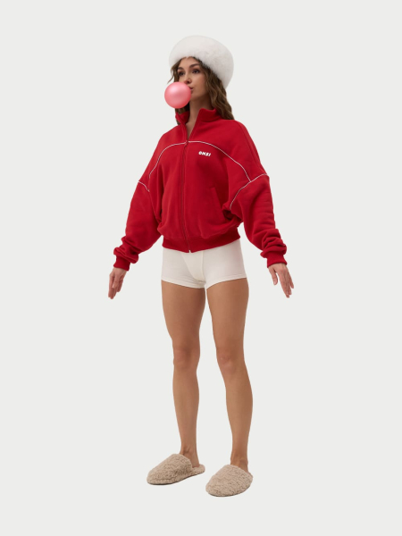 Zip Худи с кантом утепленное ONSI, цвет: RED,  купить онлайн