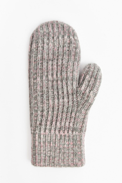 Варежки из смесовой шерсти мериноса TOPTOP, цвет: серый TT.610.14917.801 купить онлайн