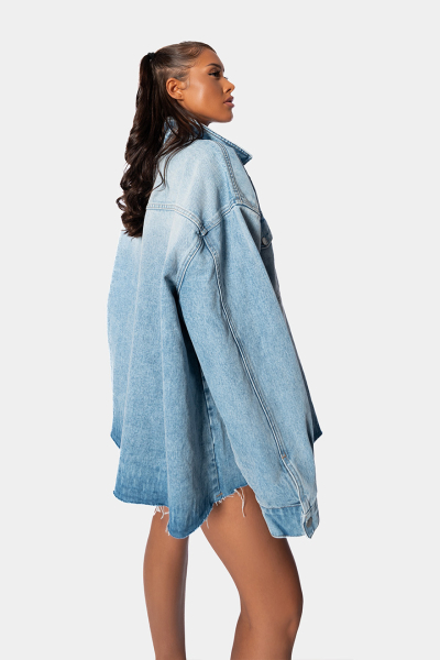 Рубашка Vintage qb A QUICK BUCK, цвет: blue  |новая коллекция купить онлайн