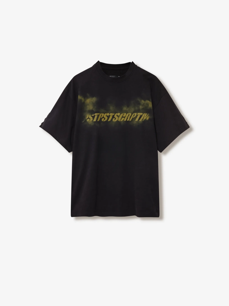 Футболка оверсайз с принтом p.p.s., цвет: Черный,  купить онлайн