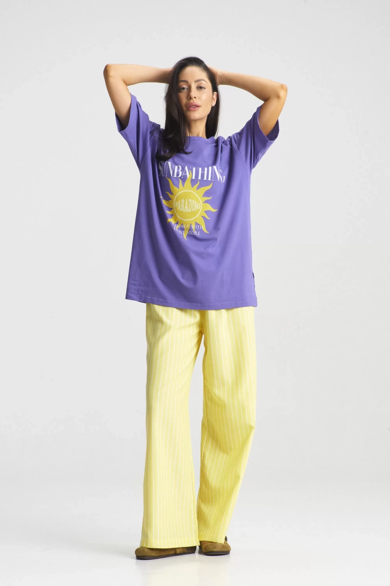 Футболка SUNBATHING Purple Erist store, цвет: фиолетовый, НФ-00002210 купить онлайн