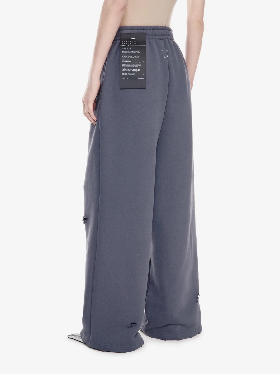 Хлопковые брюки POST POST SCRIPTUM, цвет: серый, 1103.000.00.00.237 купить онлайн