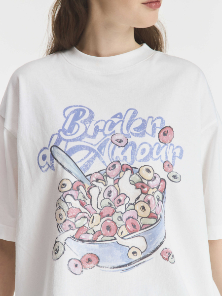 Футболка T-SHIRT MORNING Brûler d'Amour, цвет: WHITE, BS2404C-2223-10 купить онлайн