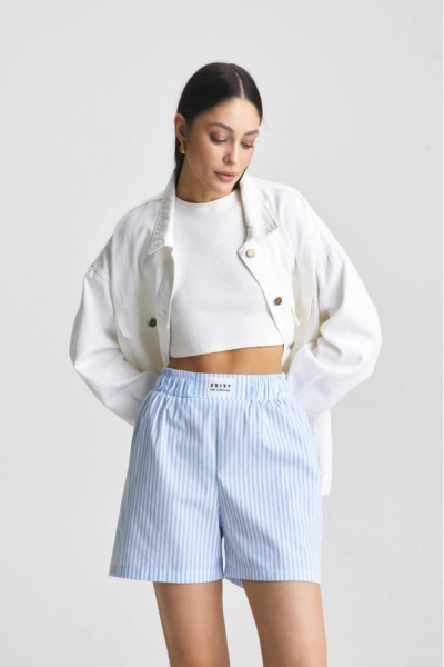 Шорты Pijama Blue Erist store, цвет: голубой, НФ-00001847 купить онлайн