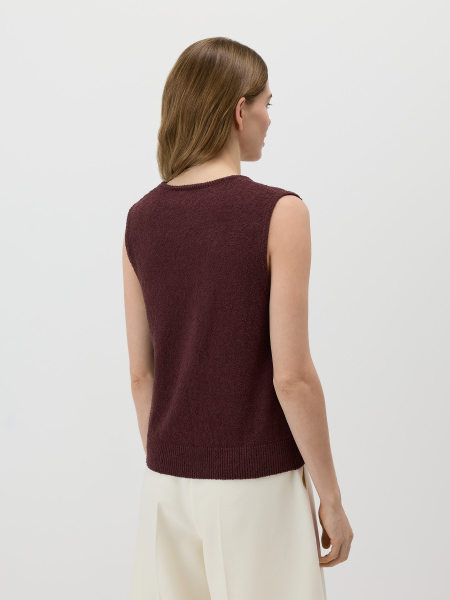 Топ букле Conso, цвет: коричневый, KM 260729 - коричневый купить онлайн