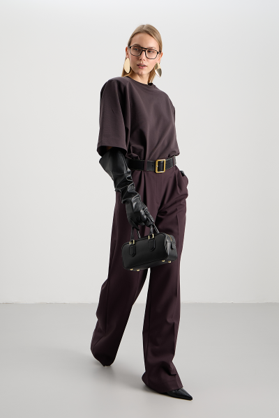 Футболка с подплечниками MIA AIM, цвет: коричневый, MIA585 купить онлайн