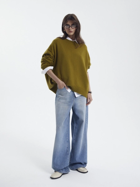Джинсы wide leg