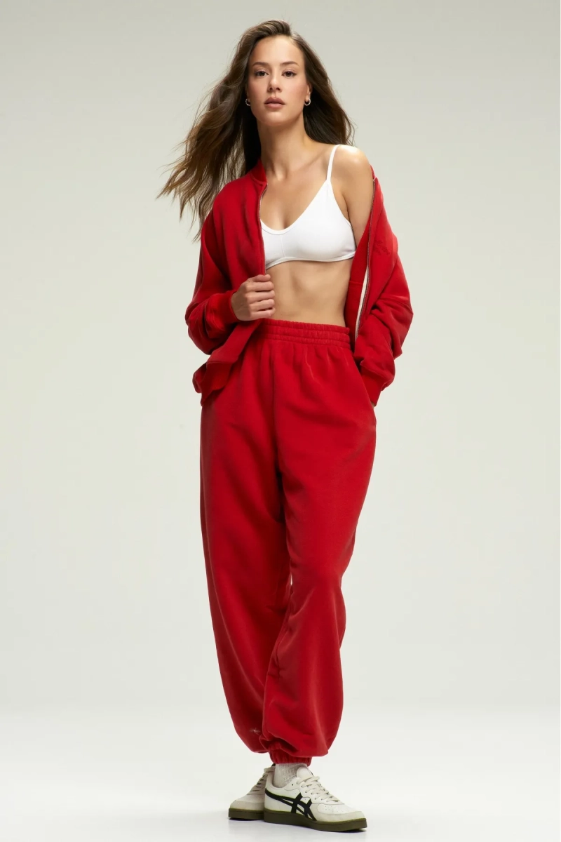 Джоггеры OVERsized Retro Red