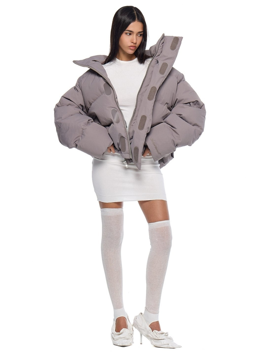 Пуховик OUT OF REACH Eternity FRHT&OUT OF REACH, цвет: warm grey, DJOORTRWG купить онлайн