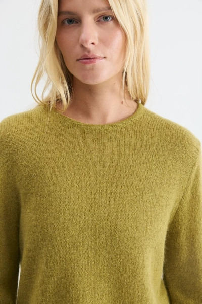 Джемпер с мохером Daisyknit, цвет: лайм,  купить онлайн
