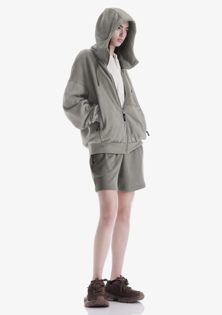 Худи на молнии KRAKATAU, цвет: лунный туман, Fu121-27 купить онлайн