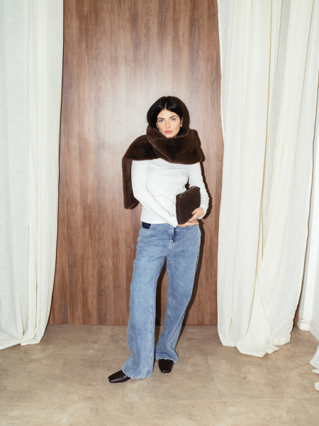 Клатч Николь РЕФРЕЙМ, цвет: коричневый  купить онлайн