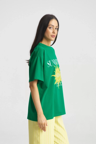 Футболка SUNBATHING Green Erist store, цвет: зеленый, НФ-00002209 купить онлайн