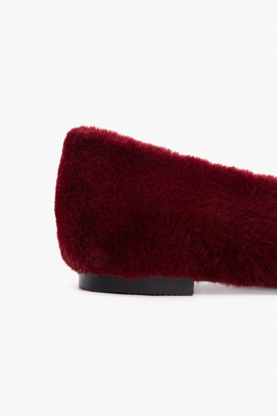 Балетки из экомеха Lera Nena, цвет: Бордовый LNU.106.18618.330 купить онлайн
