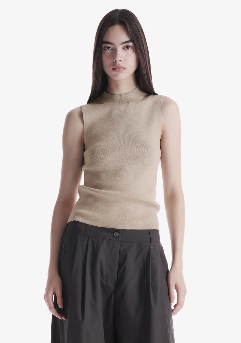 Вязаный топ