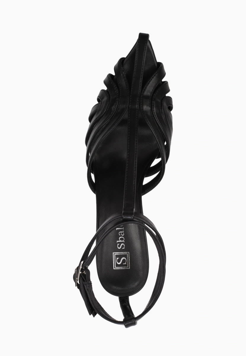 Босоножки с ремешками SBALO, цвет: Черный Sf172 купить онлайн