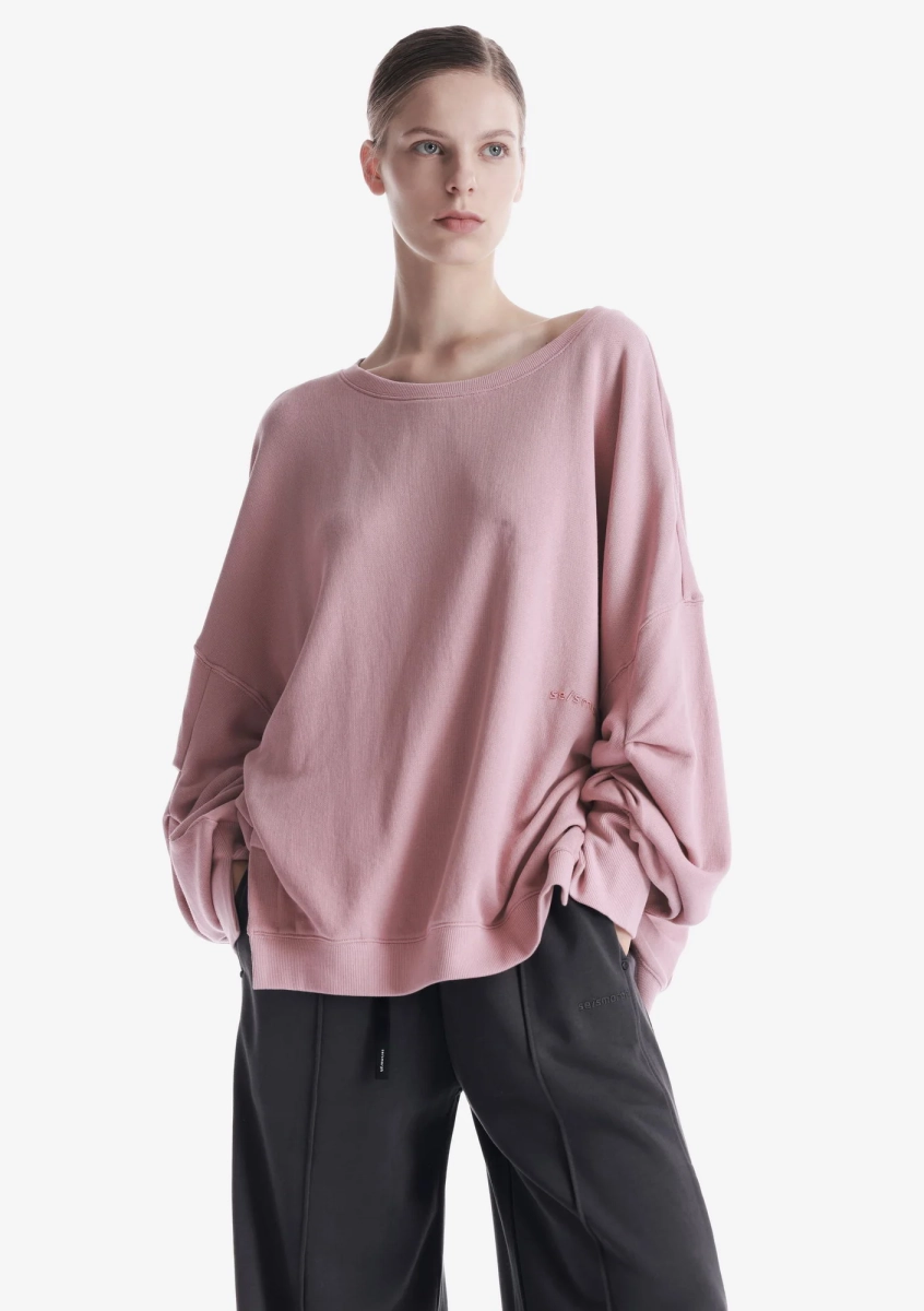 Свитшот с боковыми разрезами