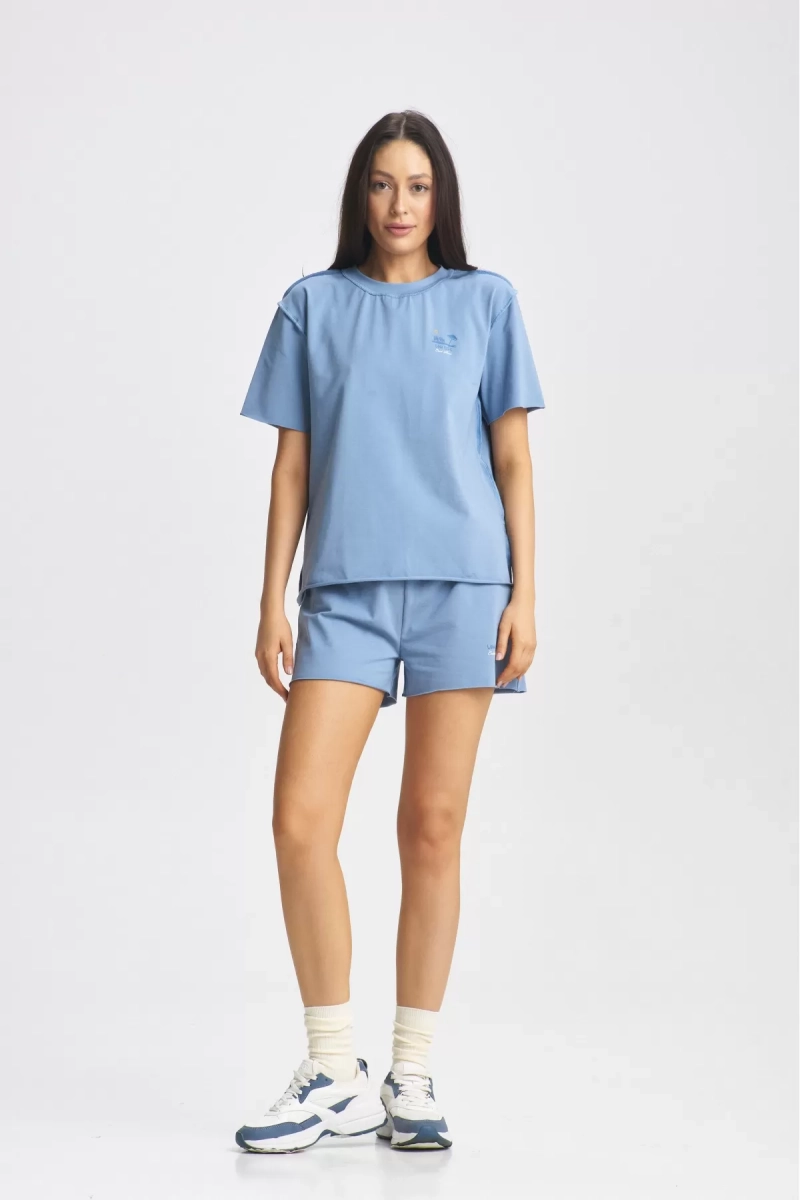 Комплект с шортами Indigo Erist store, цвет: синий НФ-00002287 |новая коллекция купить онлайн